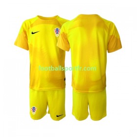 Tenue Croatie Gardien Enfant Domicile World Cup 2022 Maillot de Foot